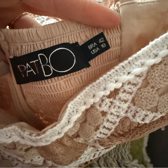 PatBO Bossa Crochet Ruffle Mini Dress - Picture 6 of 6